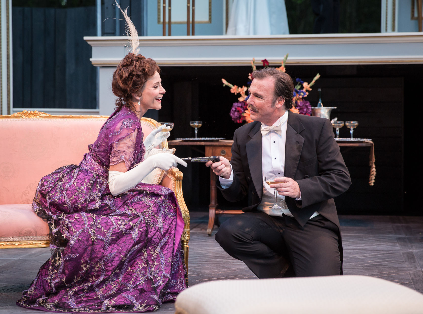 Tracy Michelle Arnold and David Daniel in An Ideal Husband